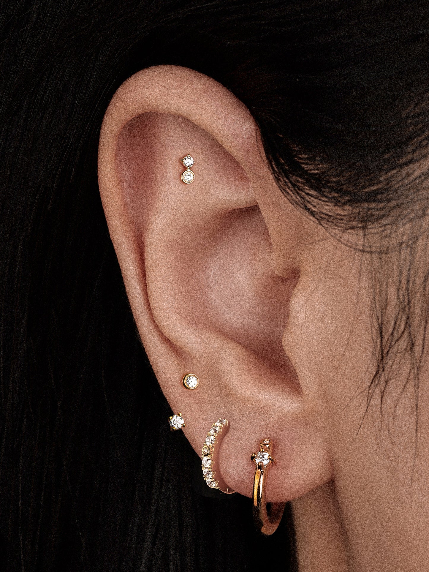 Tiny Eternity Single Hoop