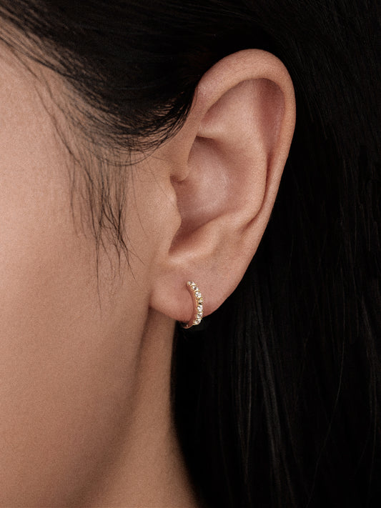 Tiny Eternity Single Hoop