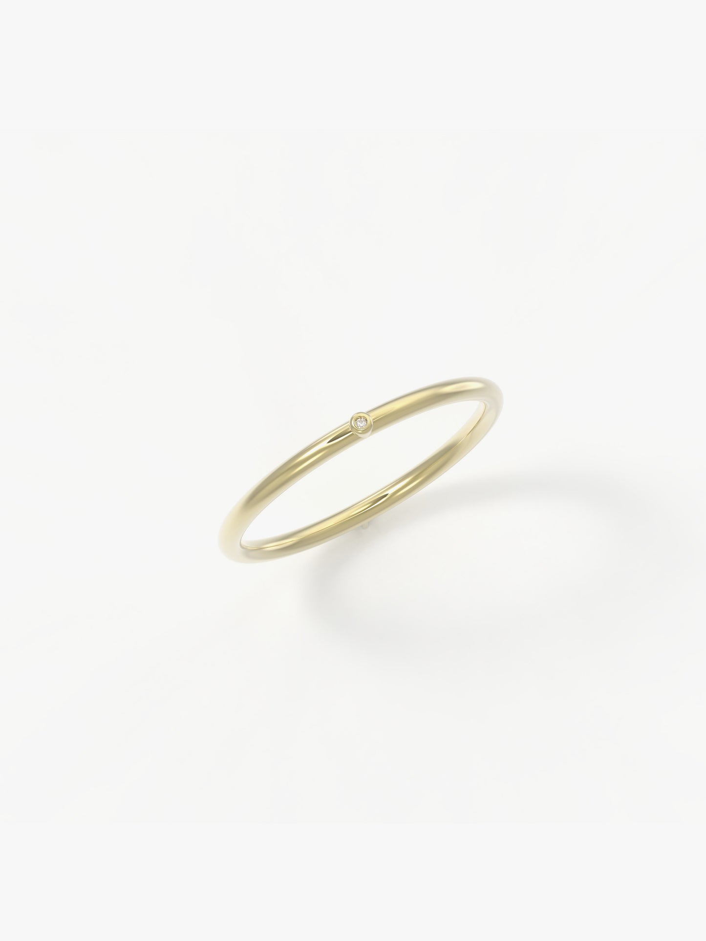 Equilibrium Ring with Diamonds