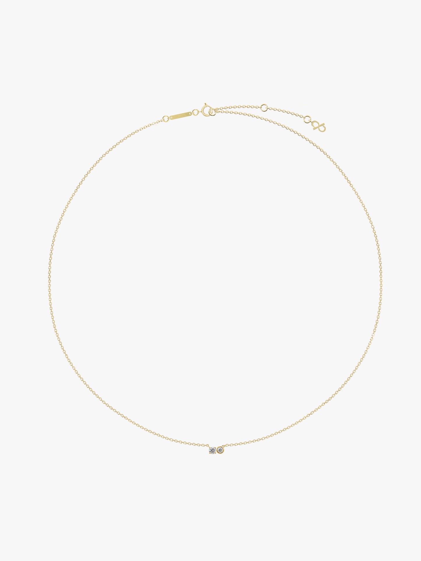 Toi et Moi Necklace with Diamonds