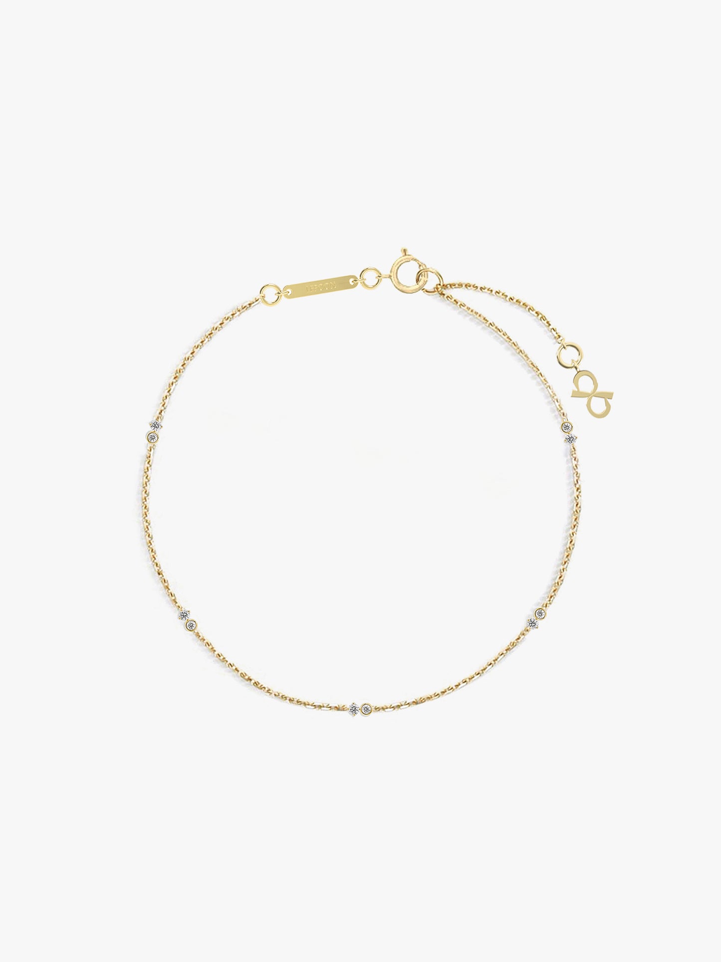 Quintet Bracelet with Diamonds