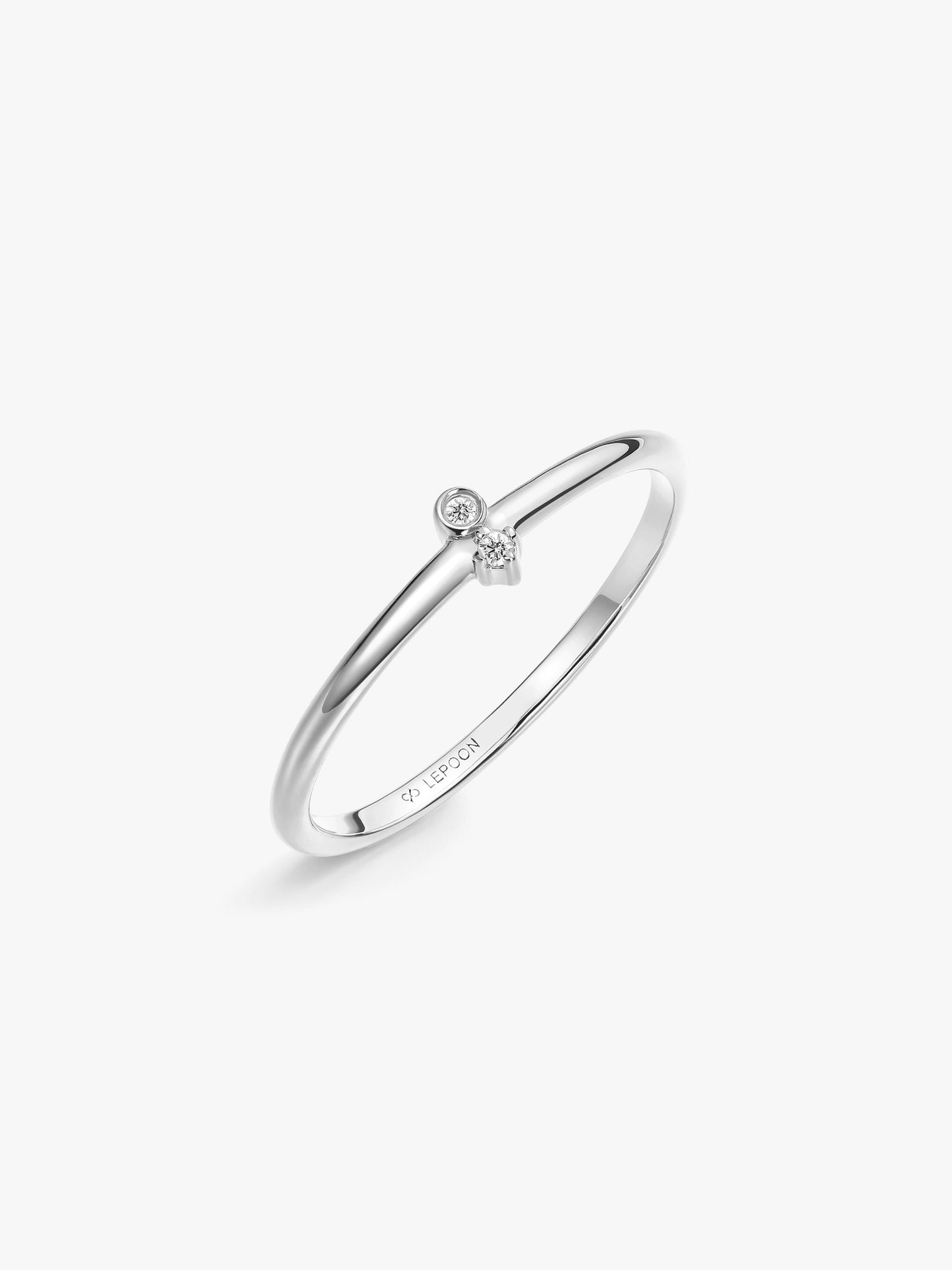 Tiny Toi et Moi Ring
