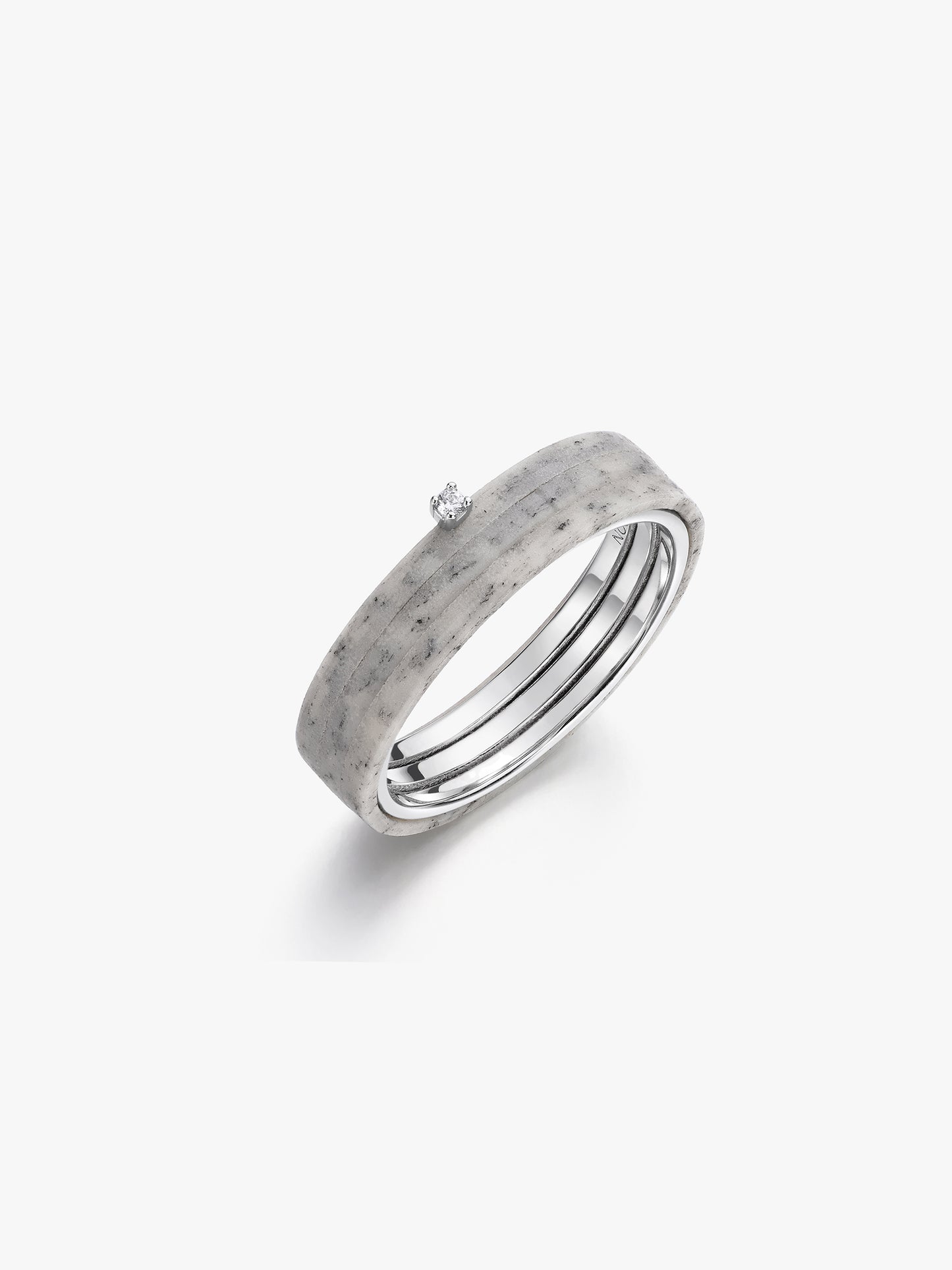 Trio Ring with Diamond