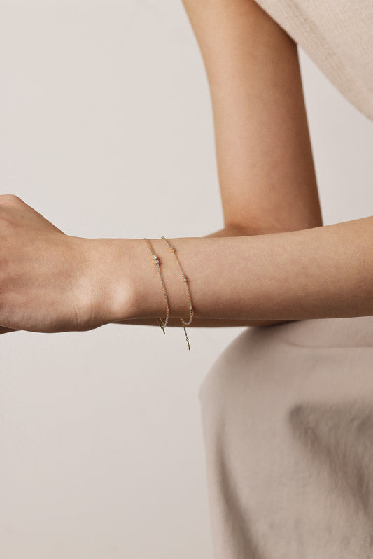 Quintet Bracelet with Diamonds