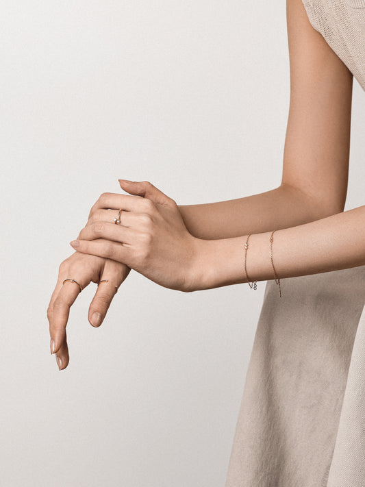 Quintet Bracelet with Diamonds