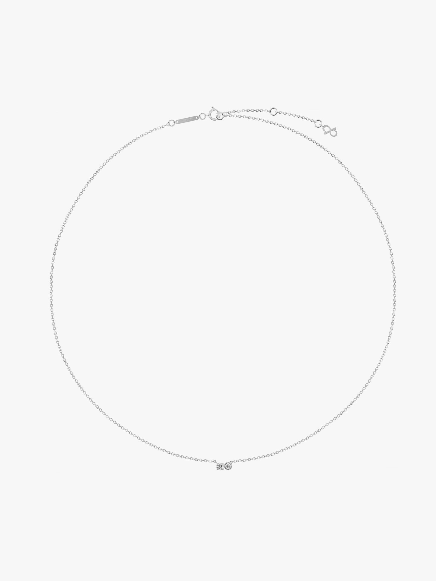 Toi et Moi Necklace with Diamonds