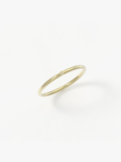 Equilibrium Ring with Diamonds