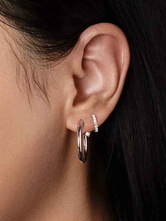 Tiny Eternity Single Hoop
