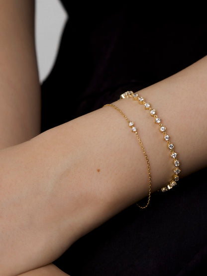 LEPOON Tier Bracelet with Diamonds