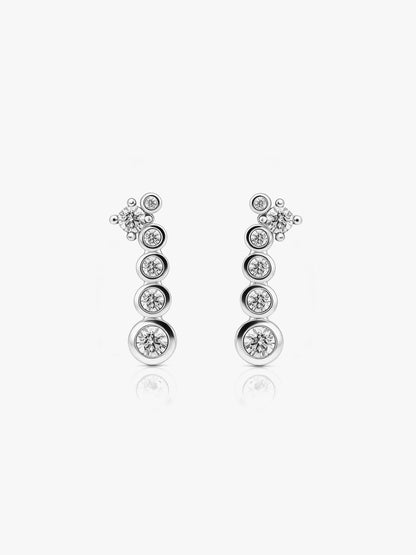 Iterated Diamond Earrings