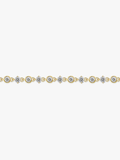 LEPOON Tier Bracelet with Diamonds