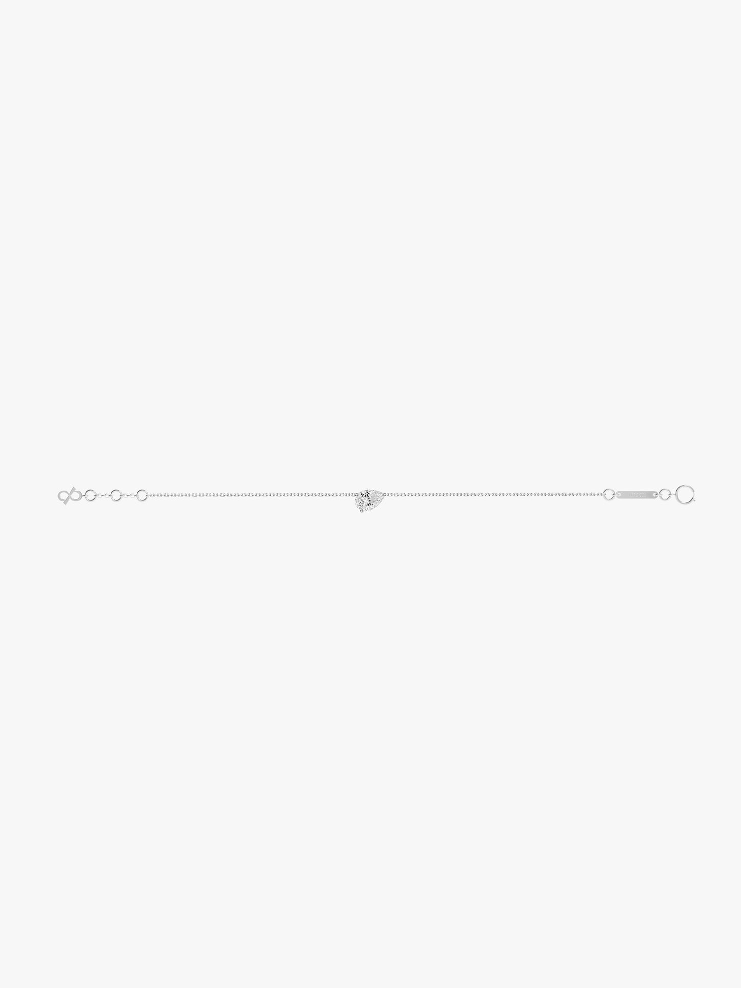 LEPOON Teardrop Diamond Bracelet