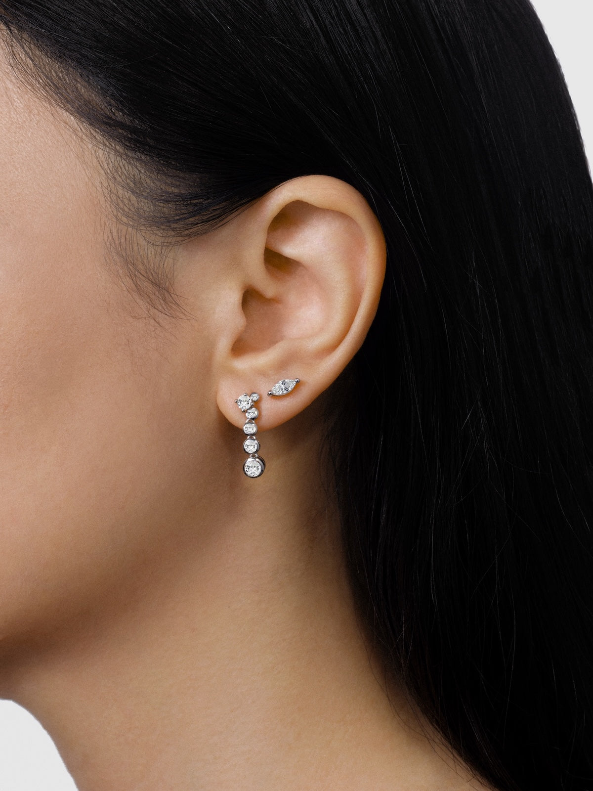Iterated Diamond Earrings