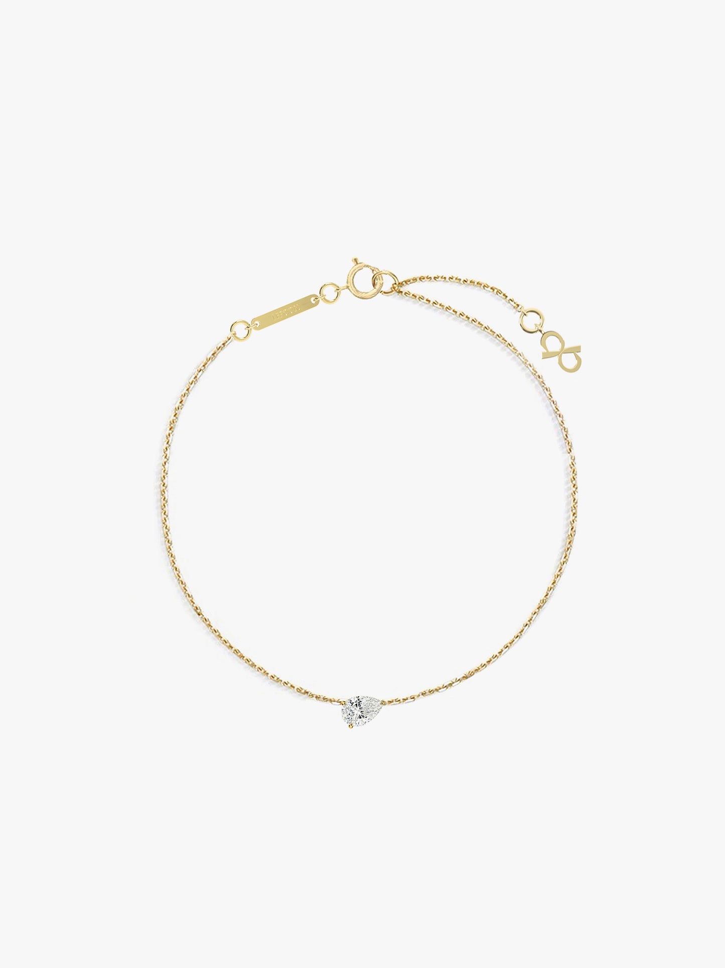 LEPOON Teardrop Diamond Bracelet