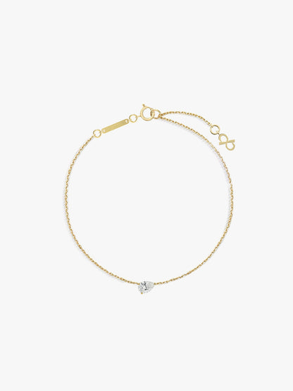 LEPOON Teardrop Diamond Bracelet