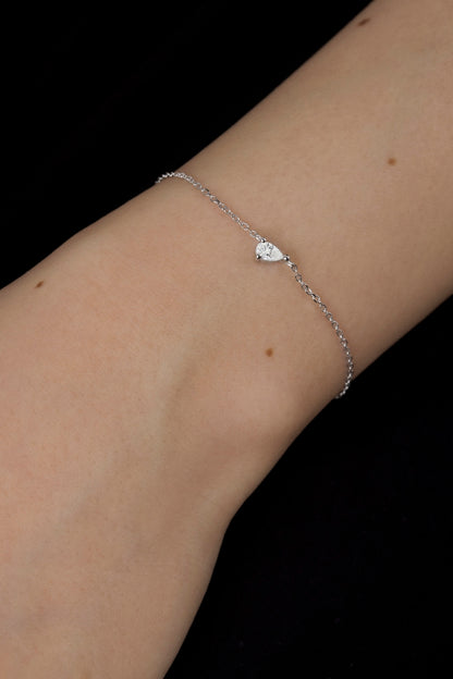 LEPOON Teardrop Diamond Bracelet