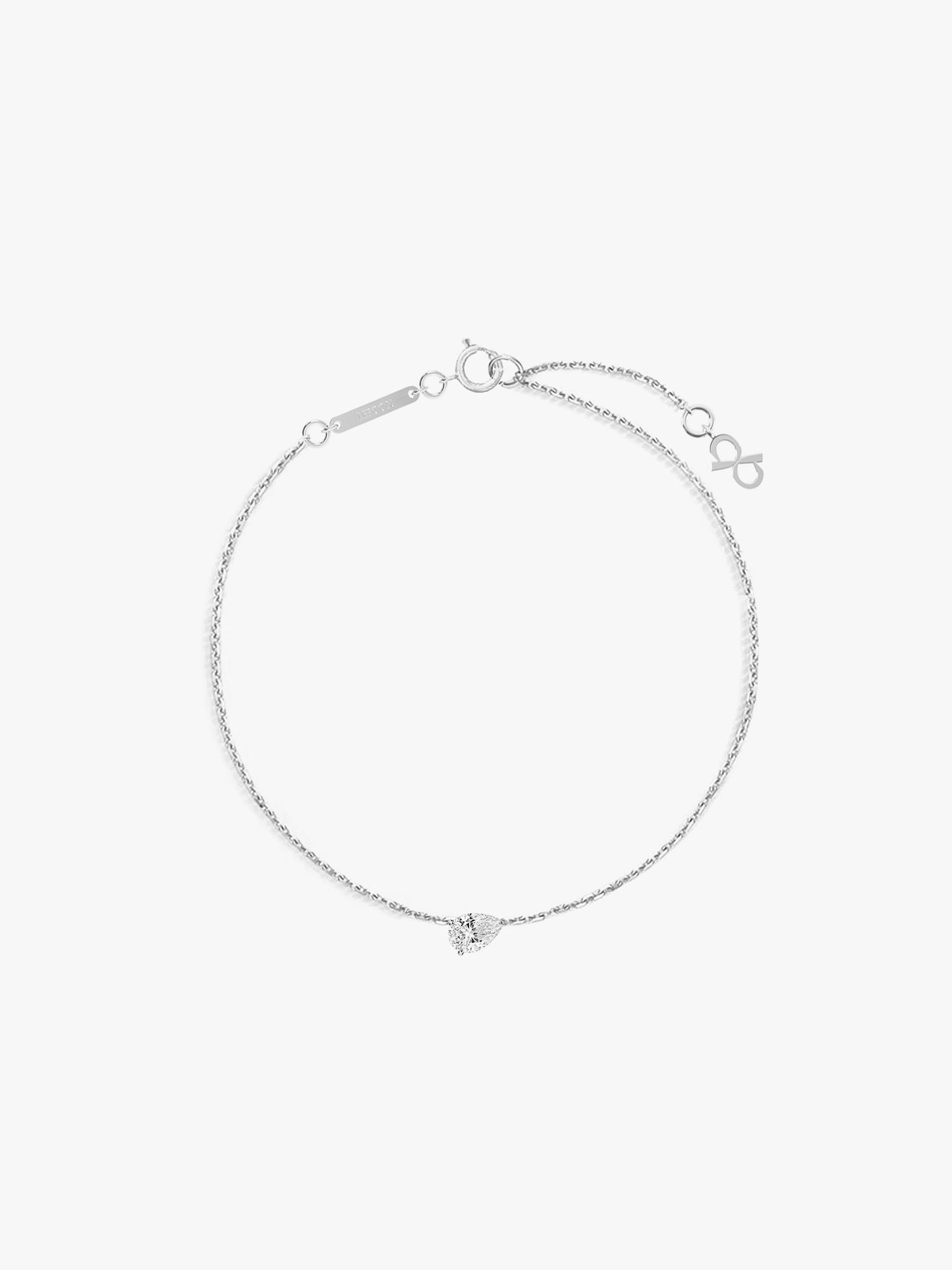 LEPOON Teardrop Diamond Bracelet