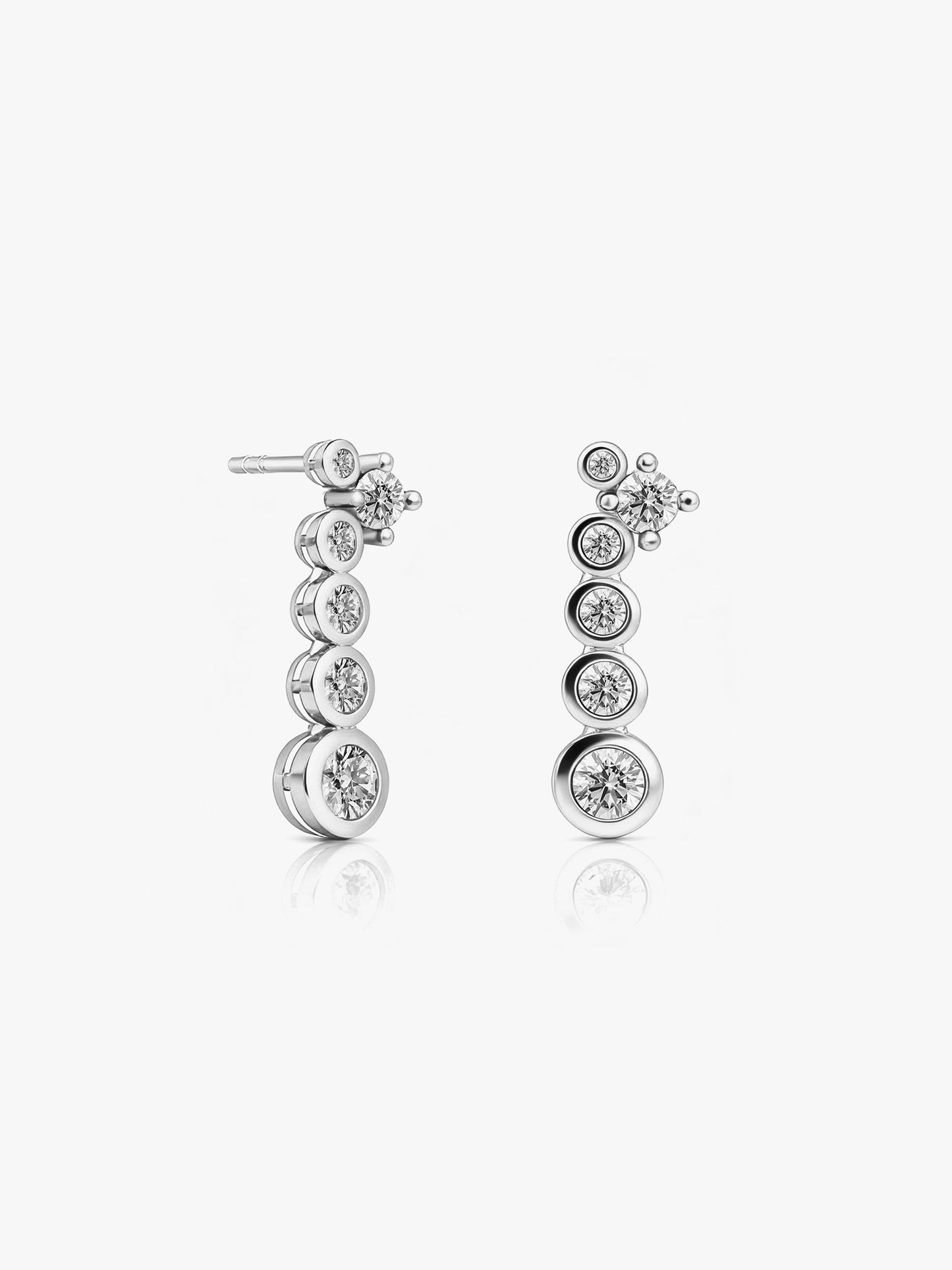 Iterated Diamond Earrings