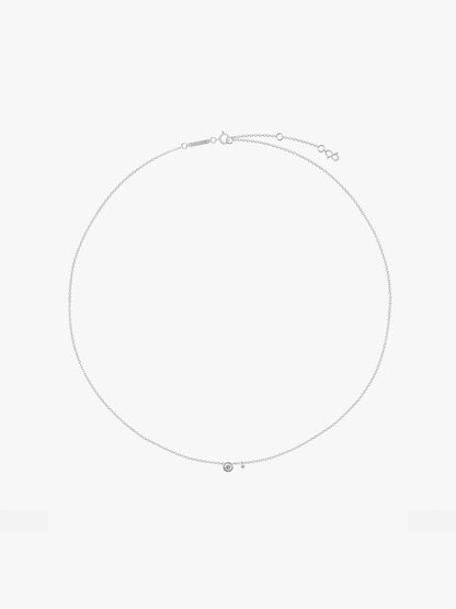 One Duo Necklace with Diamonds
