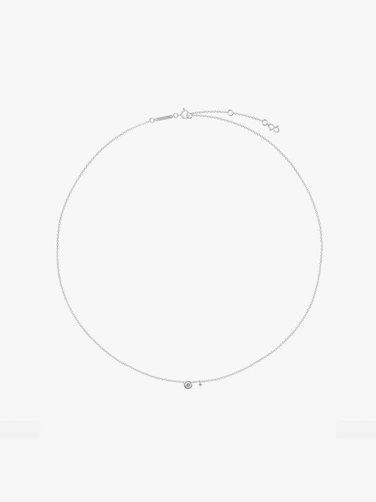 One Duo Necklace with Diamonds