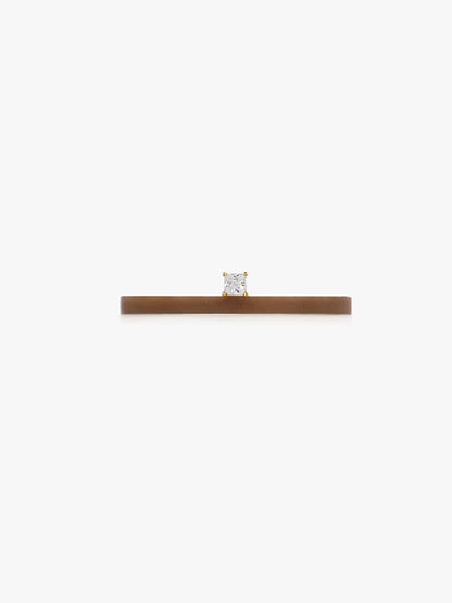 Axis Ring with Diamond