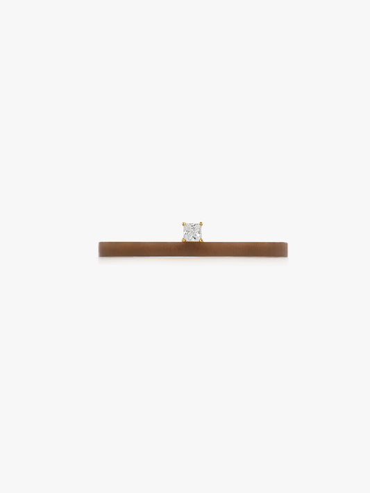 Axis Ring with Diamond