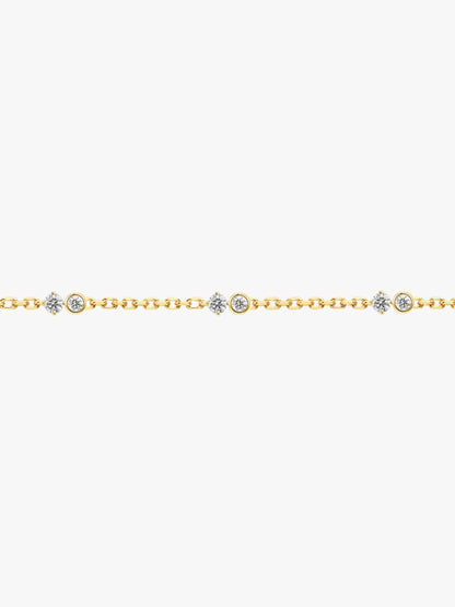 Quintet Bracelet with Diamonds