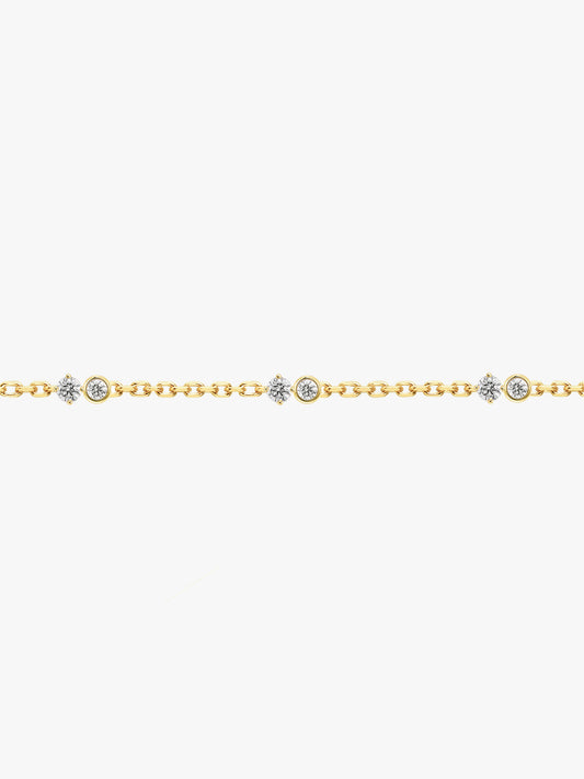 Quintet Bracelet with Diamonds