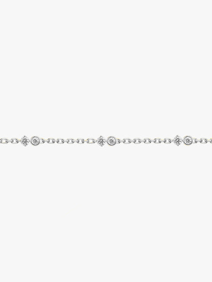 Quintet Bracelet with Diamonds
