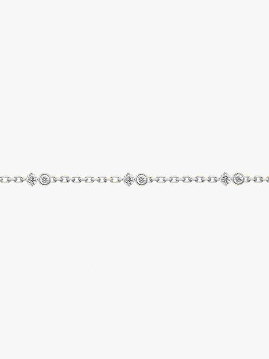 Quintet Bracelet with Diamonds
