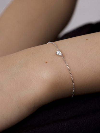 LEPOON Teardrop Diamond Bracelet