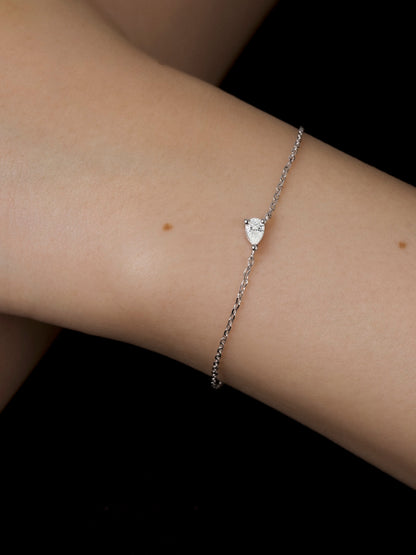 LEPOON Teardrop Diamond Bracelet
