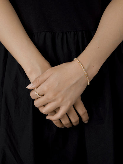 LEPOON Tier Bracelet with Diamonds