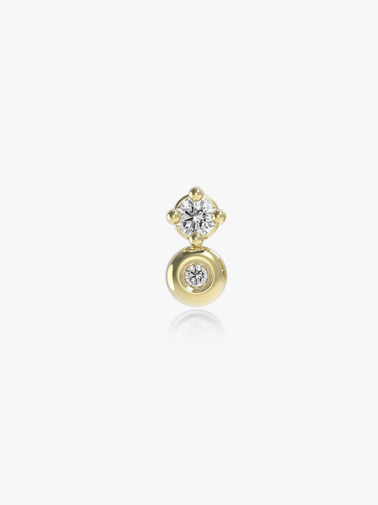 Ora Single Earring with Diamonds