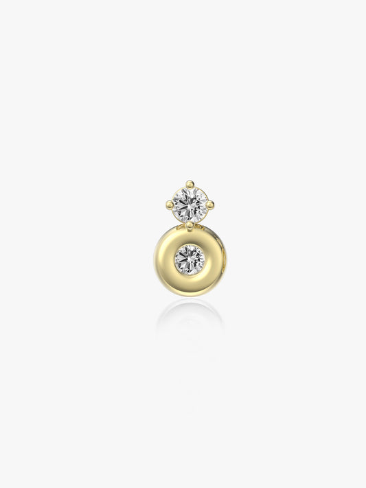 Uan Single Earring with Diamonds